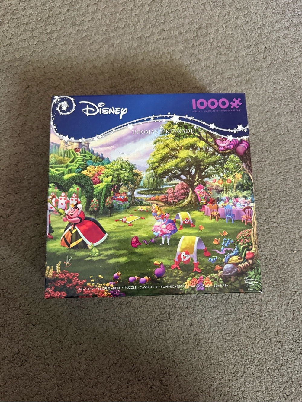 Ceaco Disney Alice in Wonderland Queen of Hearts Jigsaw Puzzle 1000 pieces